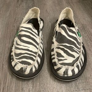 Zebra Stripe Sanuks